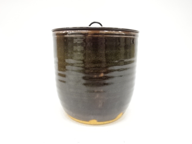  陶古造　古瀬戸　荒土　一重口　水指